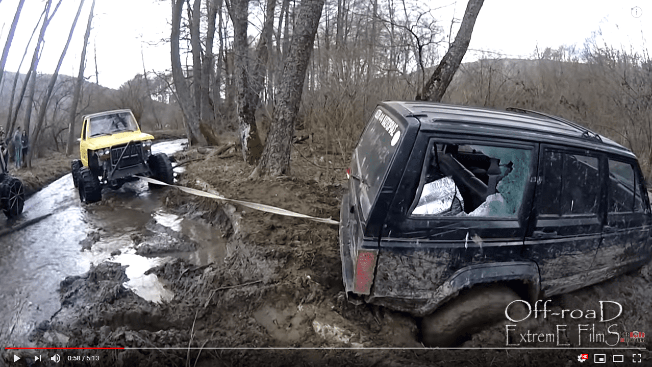 4x4 stuck in the mud